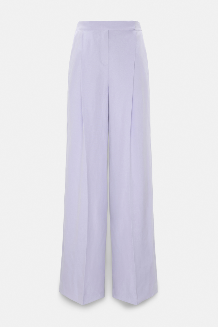 Dorothee Schumacher Technical linen pants violet