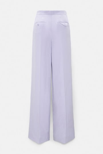 Dorothee Schumacher Hose aus technischem Leinen violet
