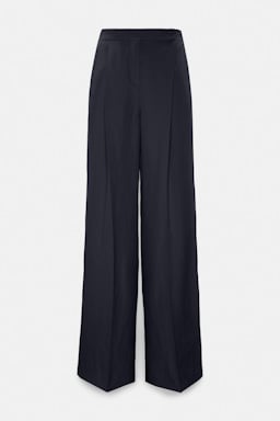 Dorothee Schumacher Hose aus technischem Leinen dark navy