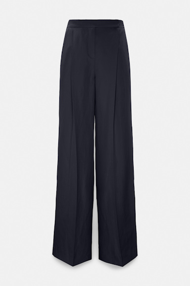 Dorothee Schumacher Hose aus technischem Leinen dark navy