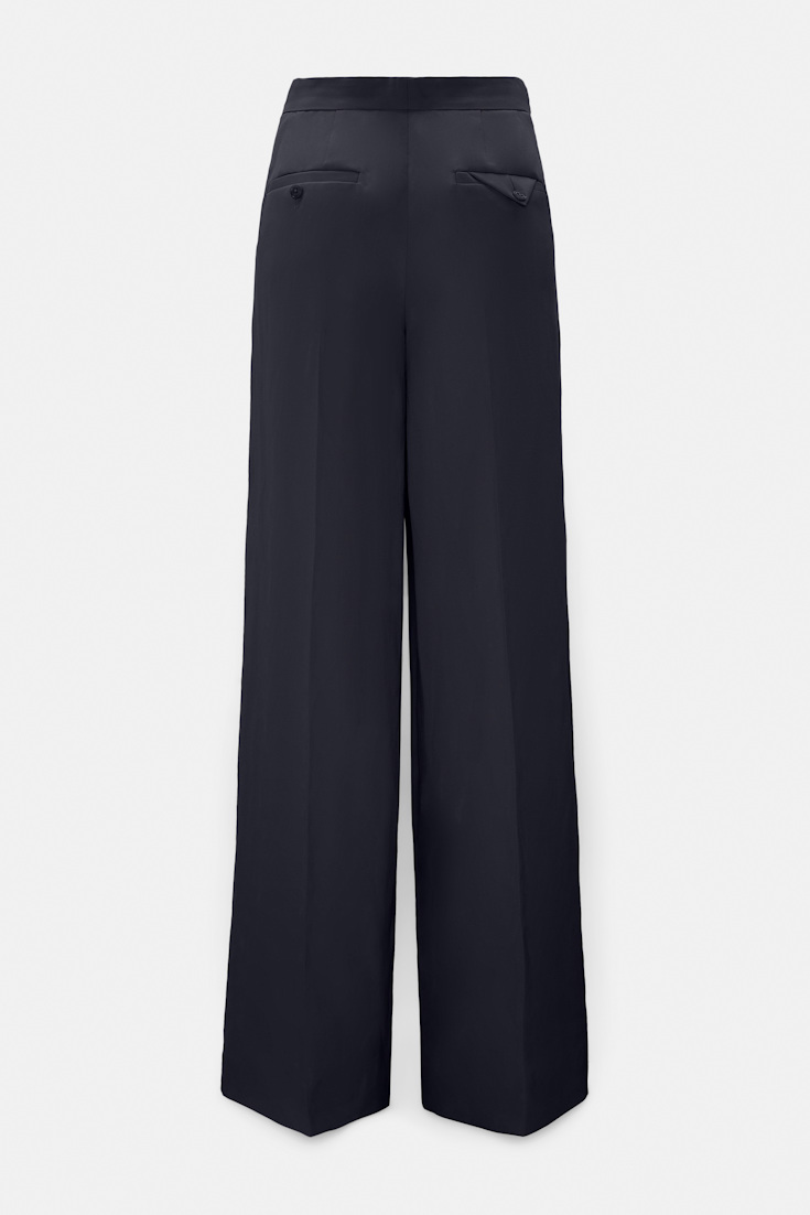 Dorothee Schumacher Technical linen pants dark navy