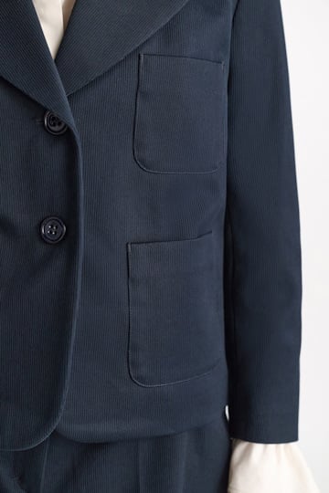 Dorothee Schumacher Cropped cotton blazer dark navy