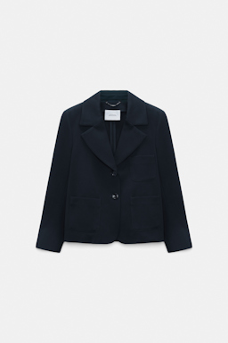 Dorothee Schumacher Petit Blazer aus Baumwolle dark navy
