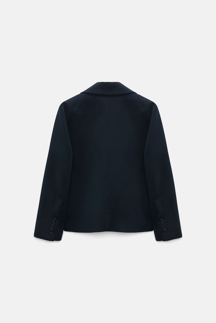 Dorothee Schumacher Cropped cotton blazer dark navy