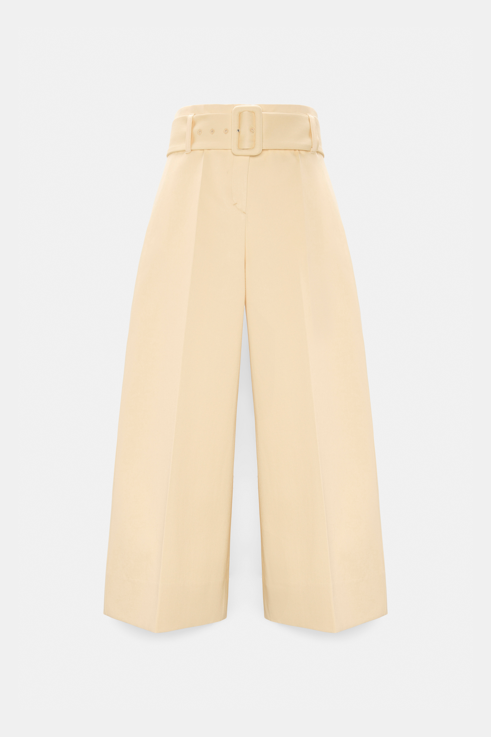 Dorothee Schumacher High-waisted cotton culottes bisquit