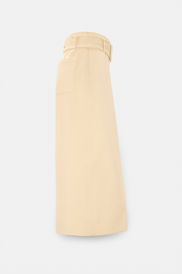 Dorothee Schumacher High-waisted cotton culottes bisquit