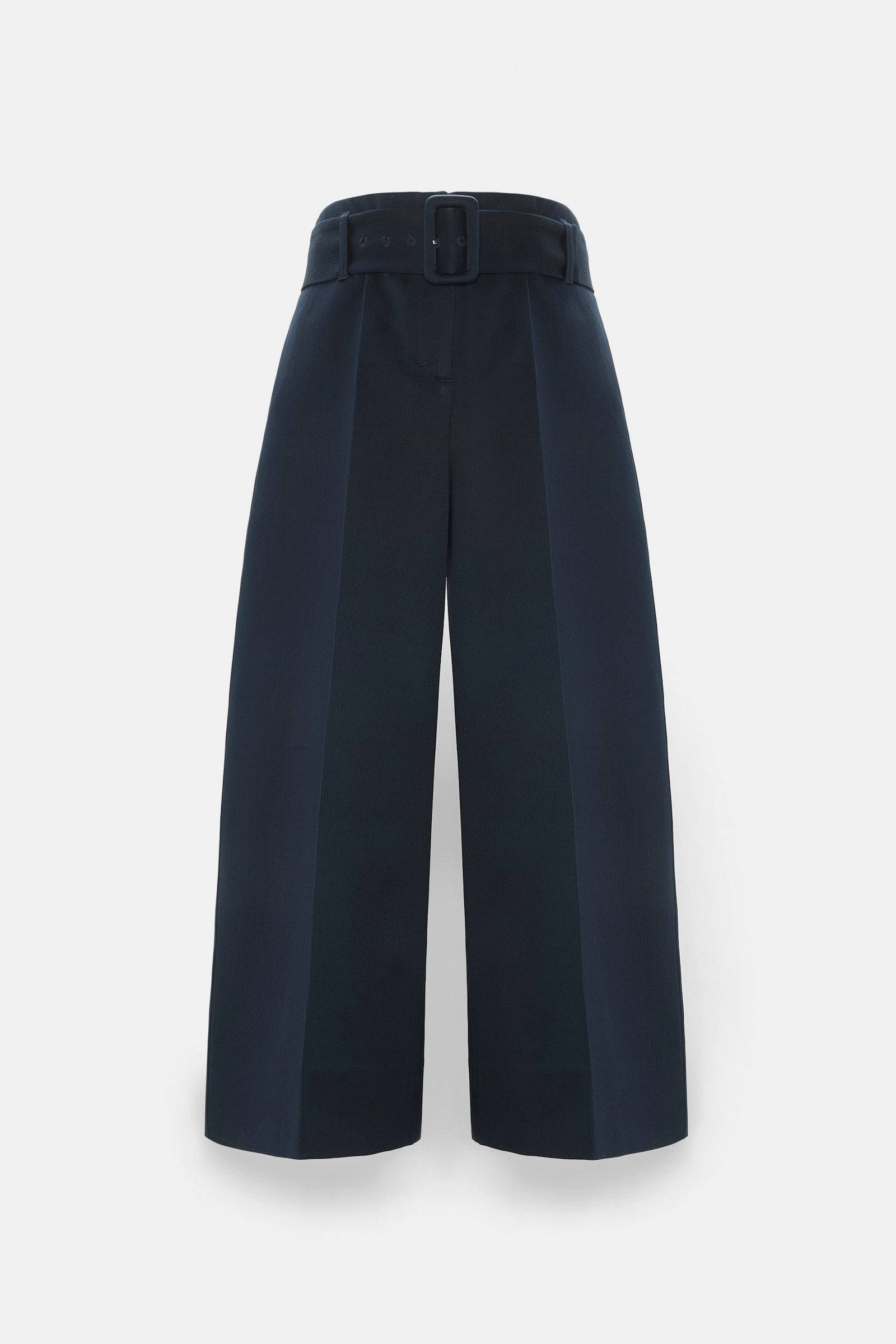 Dorothee Schumacher High-waisted cotton culottes dark navy