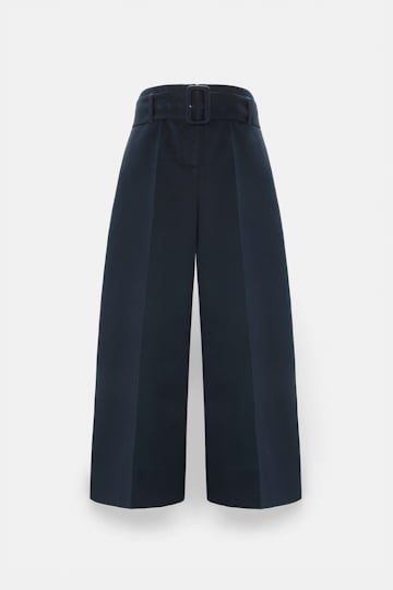 Dorothee Schumacher High-waisted cotton culottes dark navy