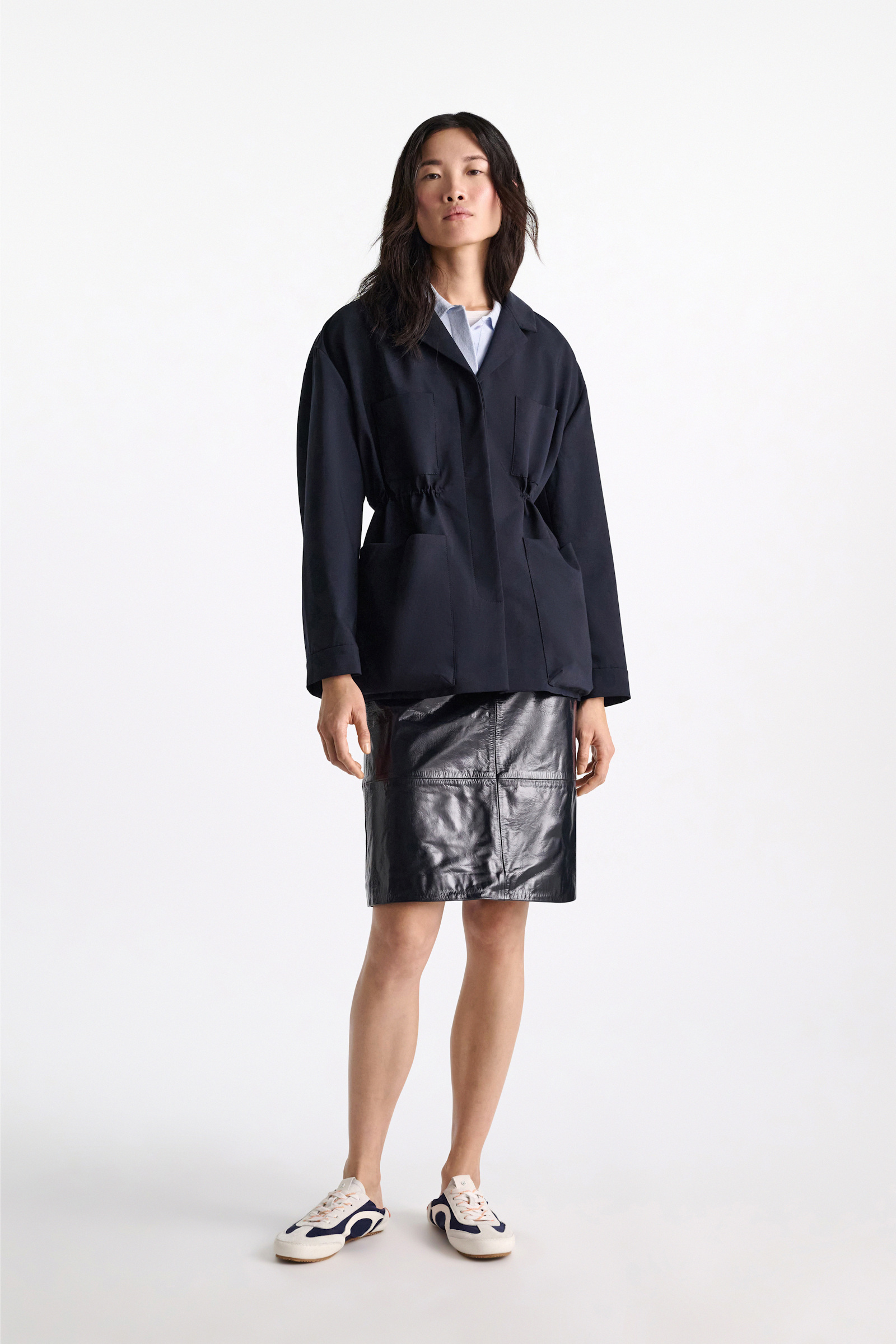 Dorothee Schumacher Wool field jacket dark navy