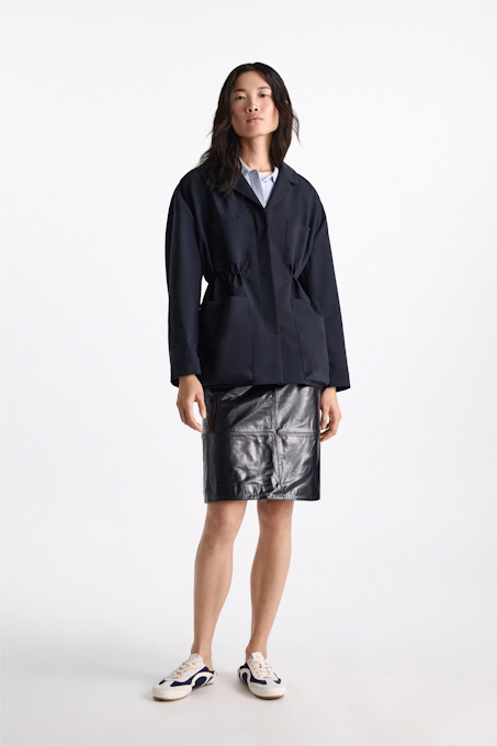 Wool field jacket