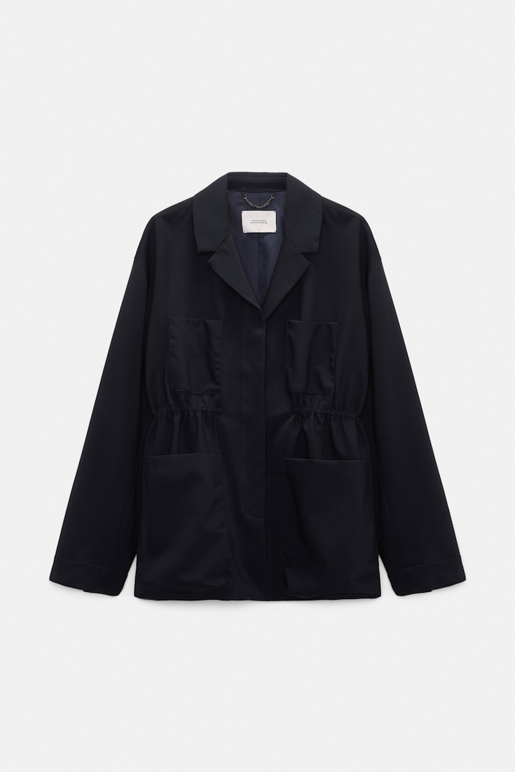 Dorothee Schumacher Wool field jacket dark navy