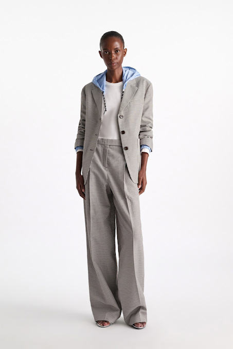 Technical linen pants