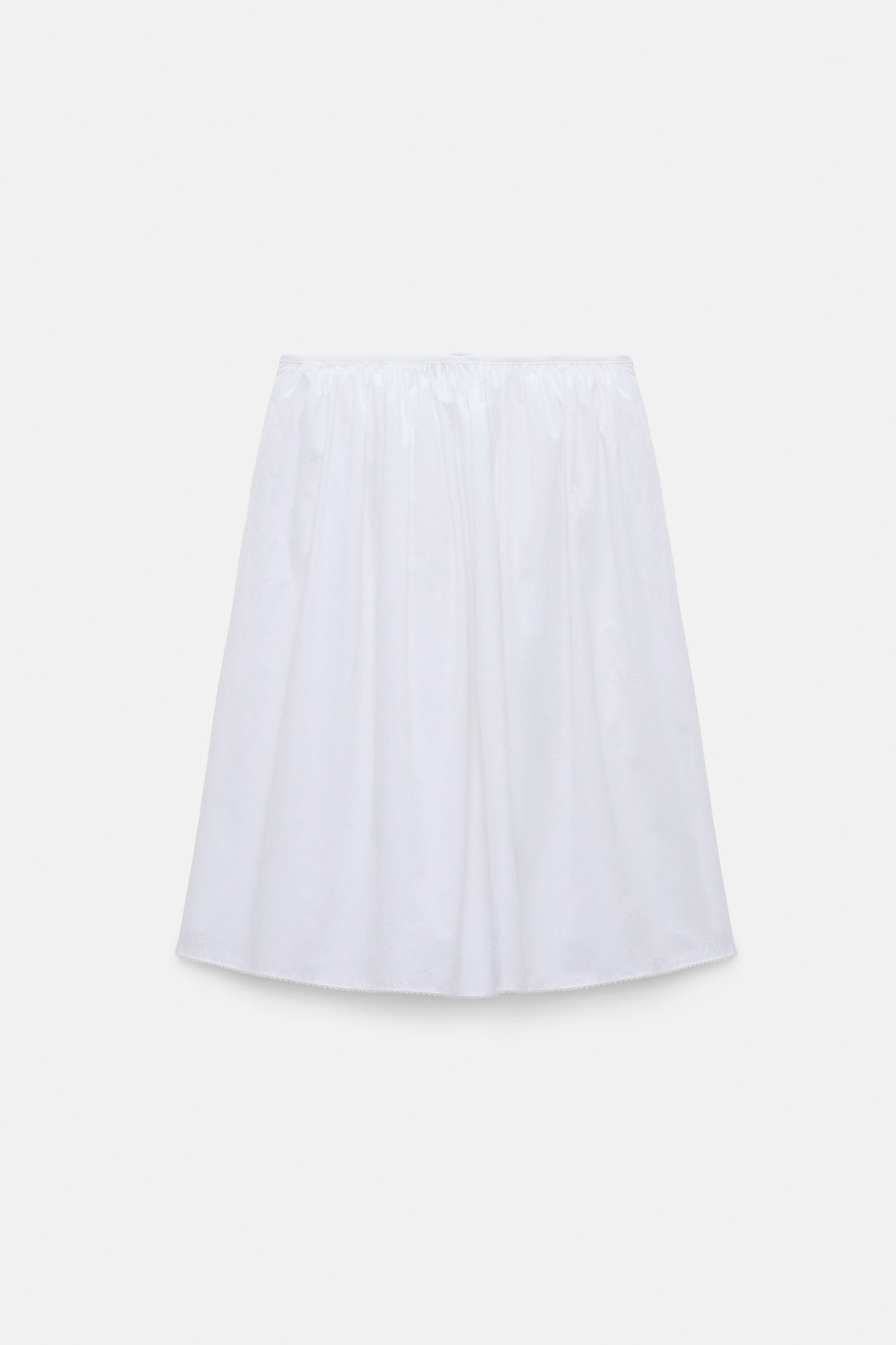 Dorothee Schumacher Rock Broderie-Anglais-Stickerei aus Baumwolle pure white