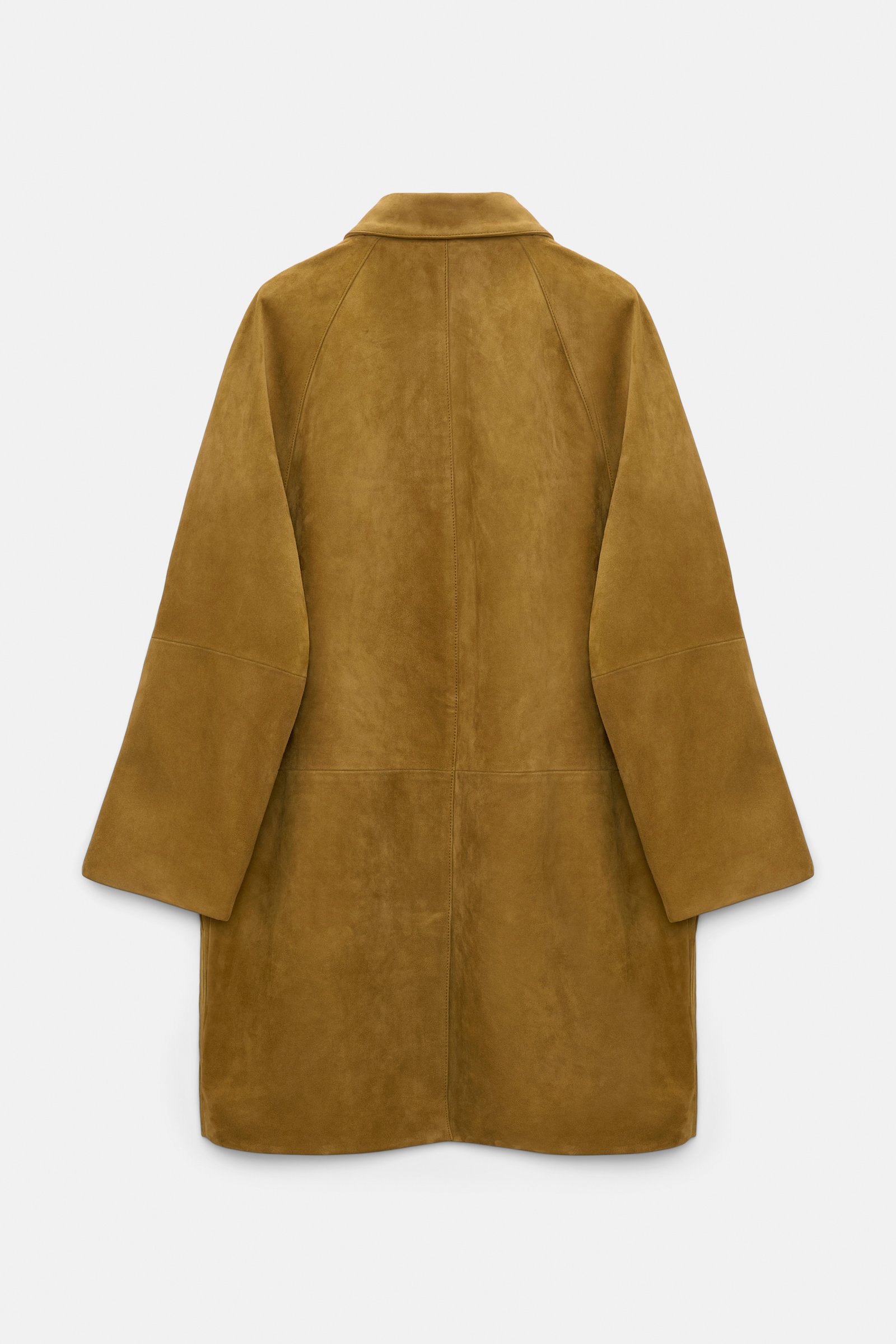 Dorothee Schumacher Suede coat greenish brown