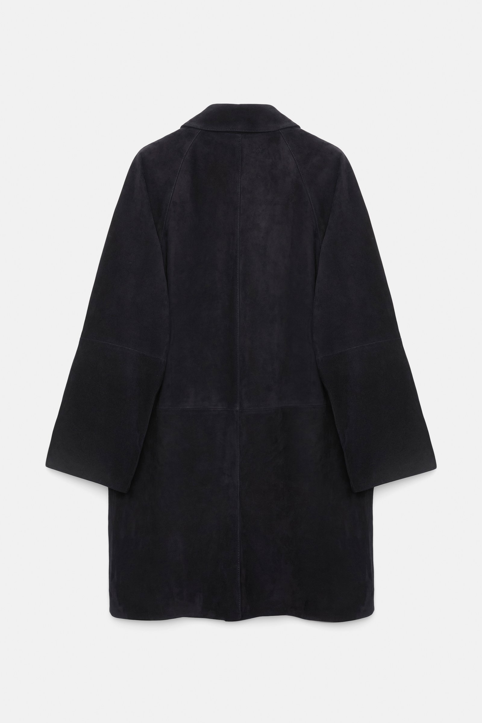 Dorothee Schumacher Suede coat dark navy