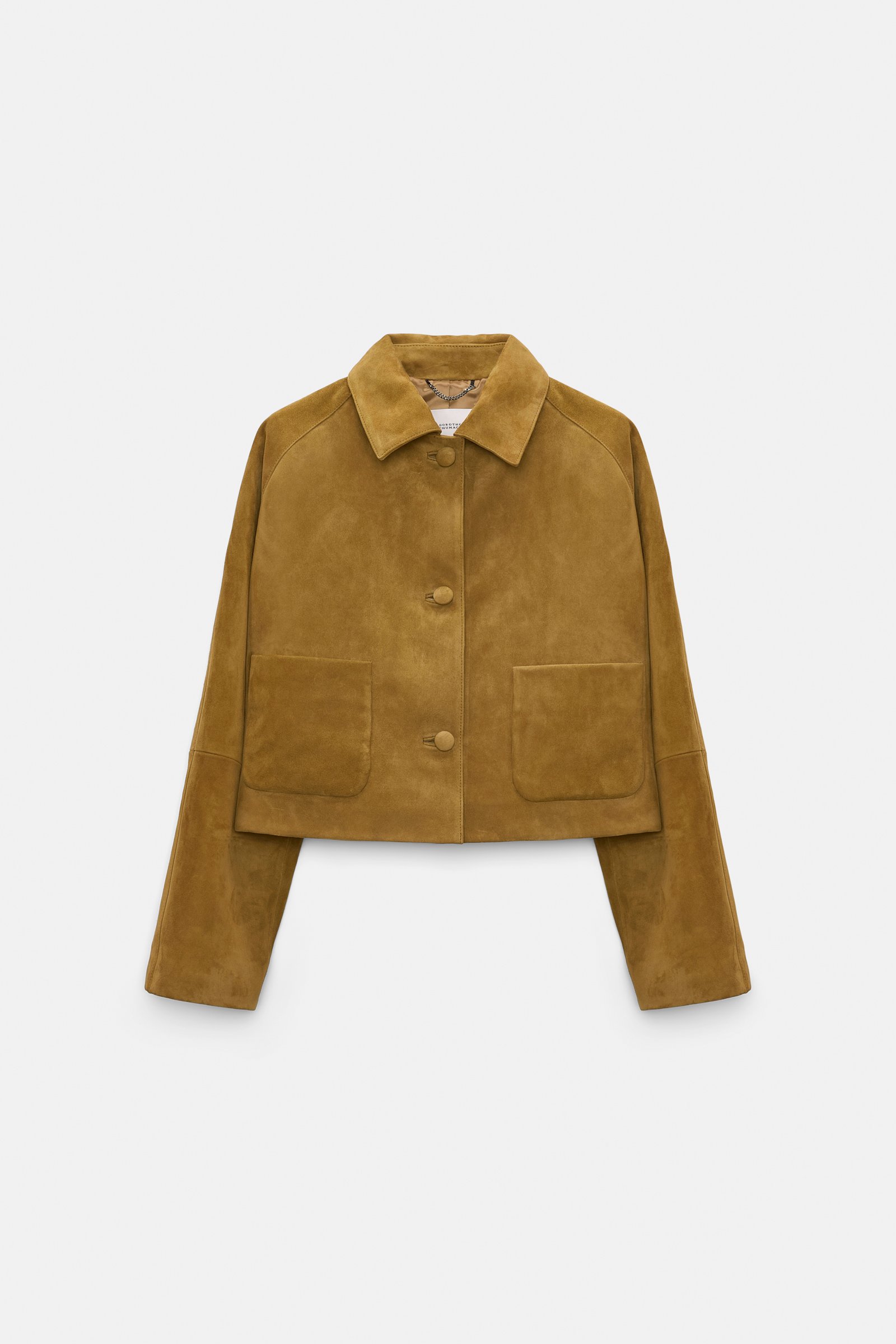 Dorothee Schumacher Suede jacket greenish brown