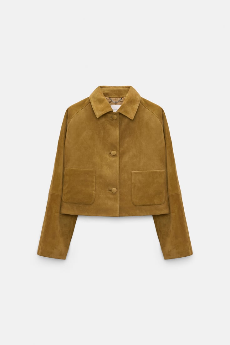 Dorothee Schumacher Suede jacket greenish brown