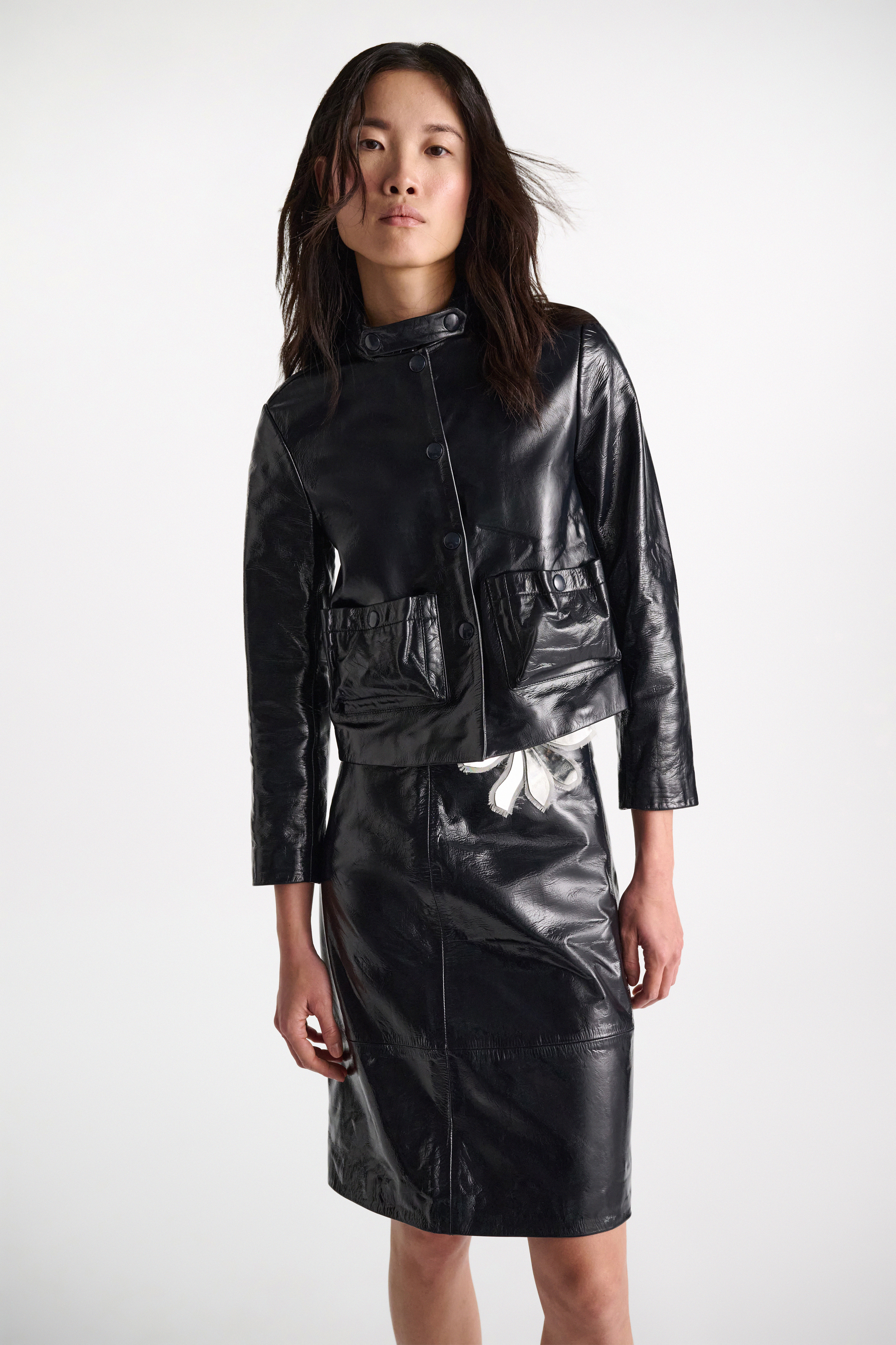 【未使用】THE TOE Peckham Jacket + Skirt SLEEK SHINE skirt | Dorothee Schumacher