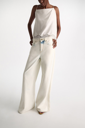 Dorothee Schumacher Long, wide Jeans acid blue