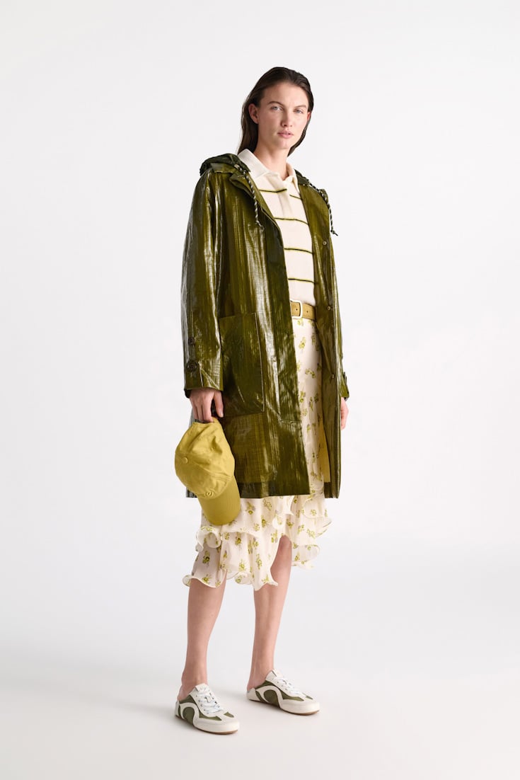 Dorothee Schumacher Patent coat seaweed
