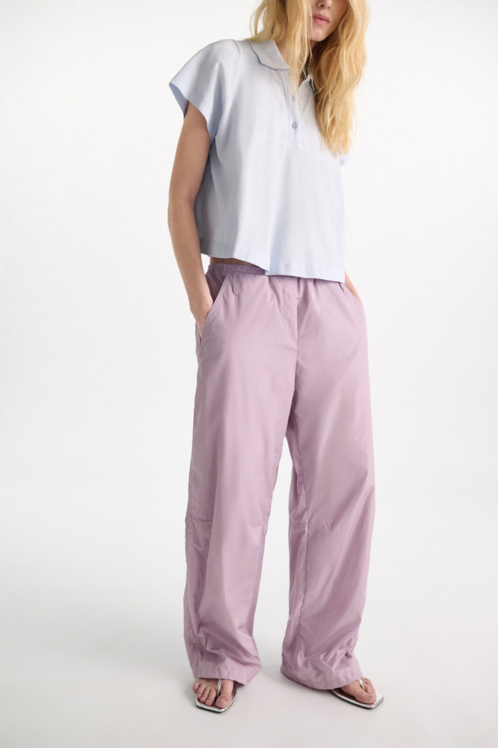 Dorothee Schumacher Nylon pants crocus