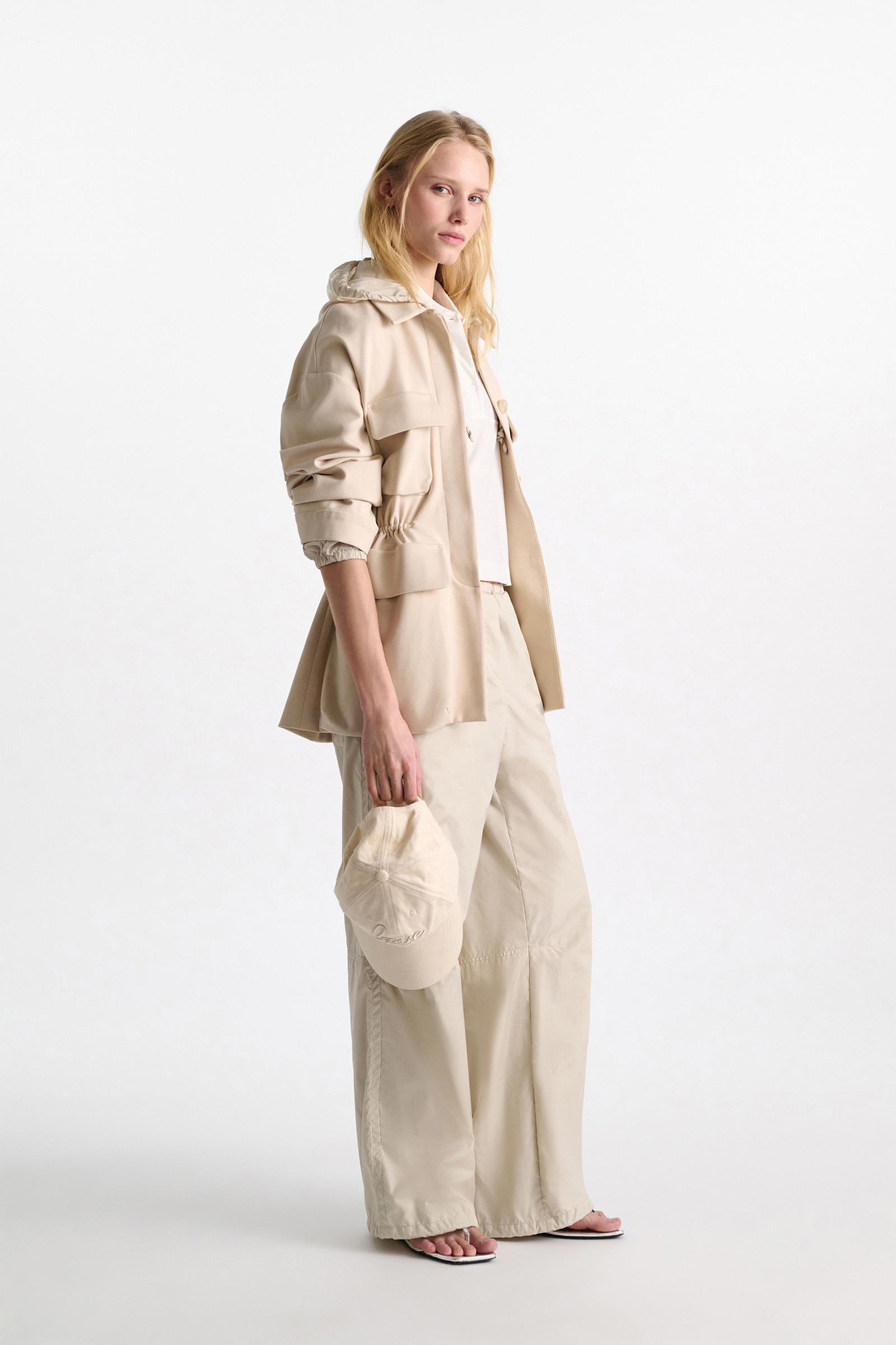 Dorothee Schumacher Nylon pants light sand