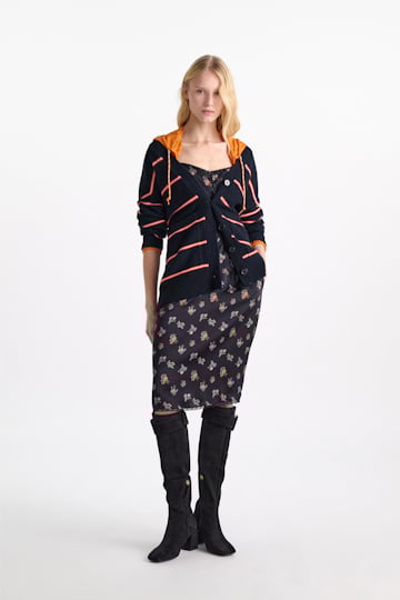 Dorothee Schumacher Hooded shrug orange