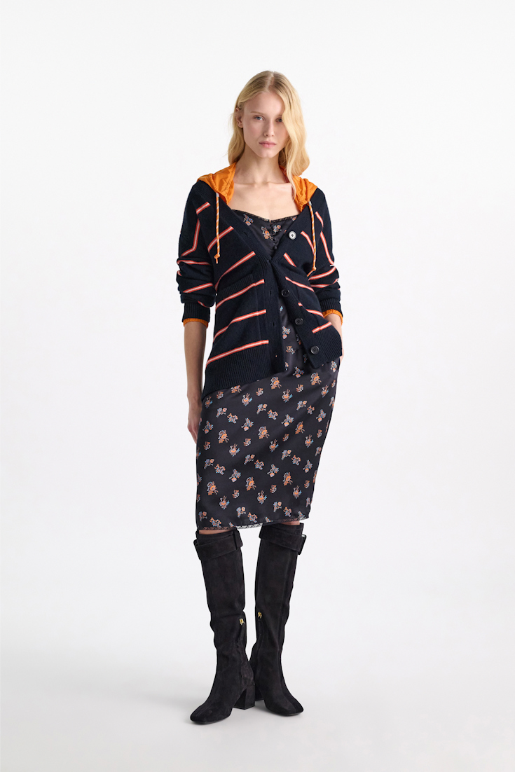 Dorothee Schumacher Hooded shrug orange