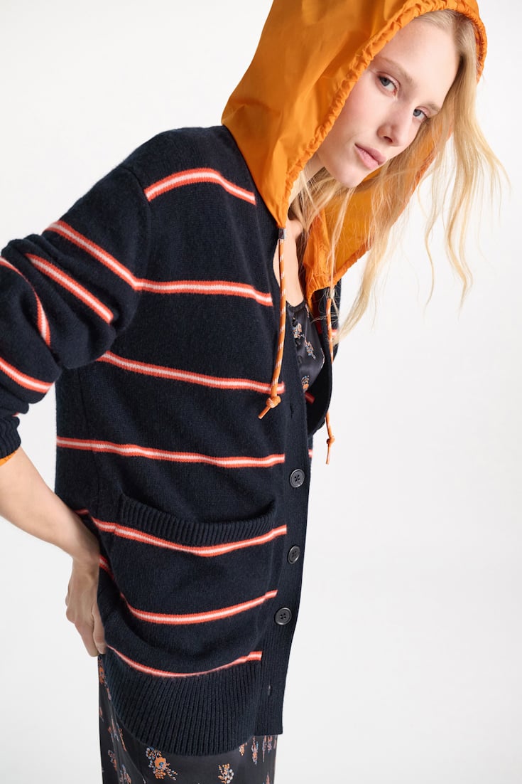 Dorothee Schumacher Hooded shrug orange