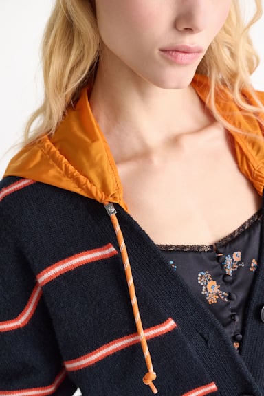 Dorothee Schumacher Hooded shrug orange
