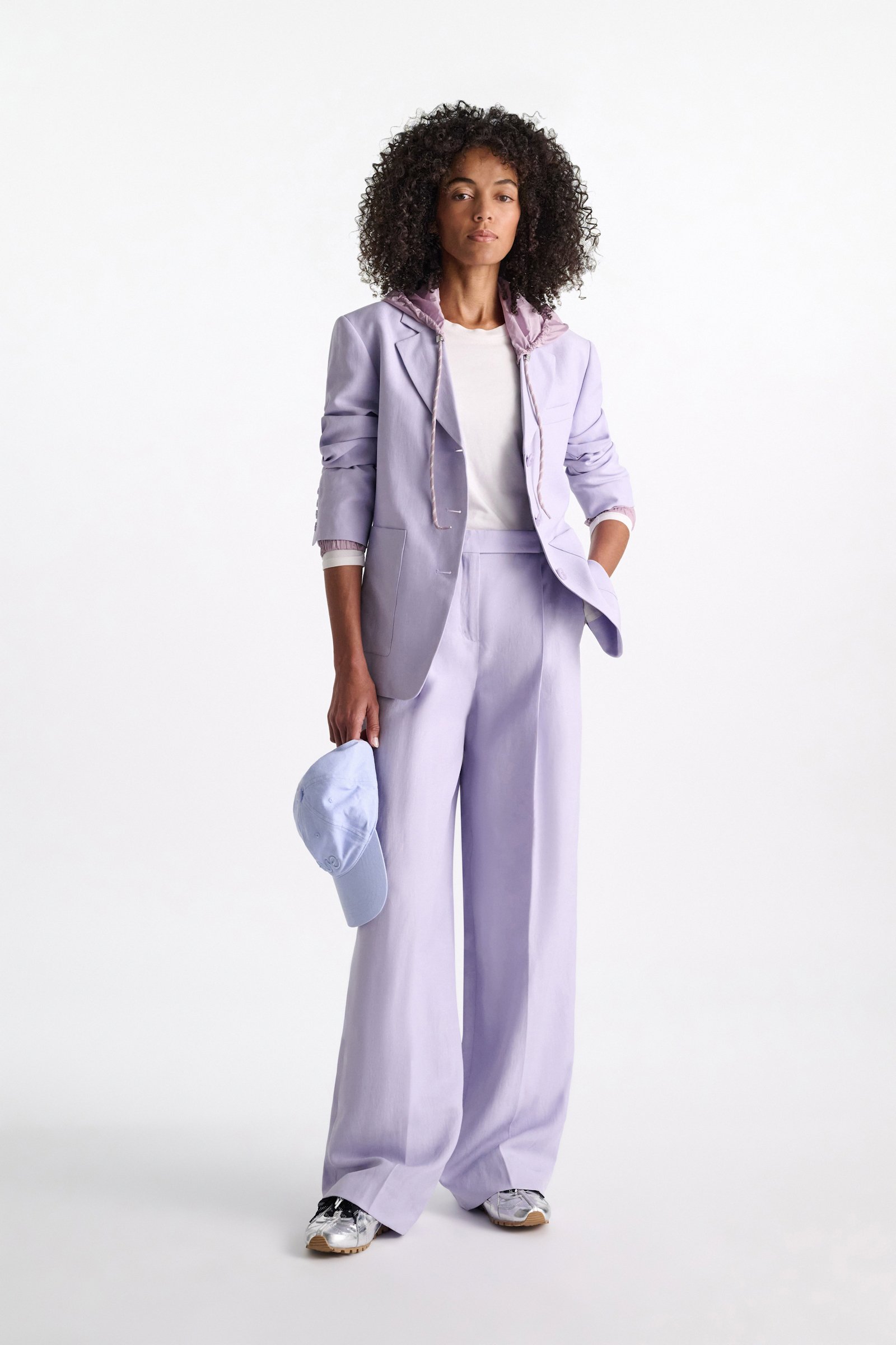 Dorothee Schumacher Hooded shrug crocus