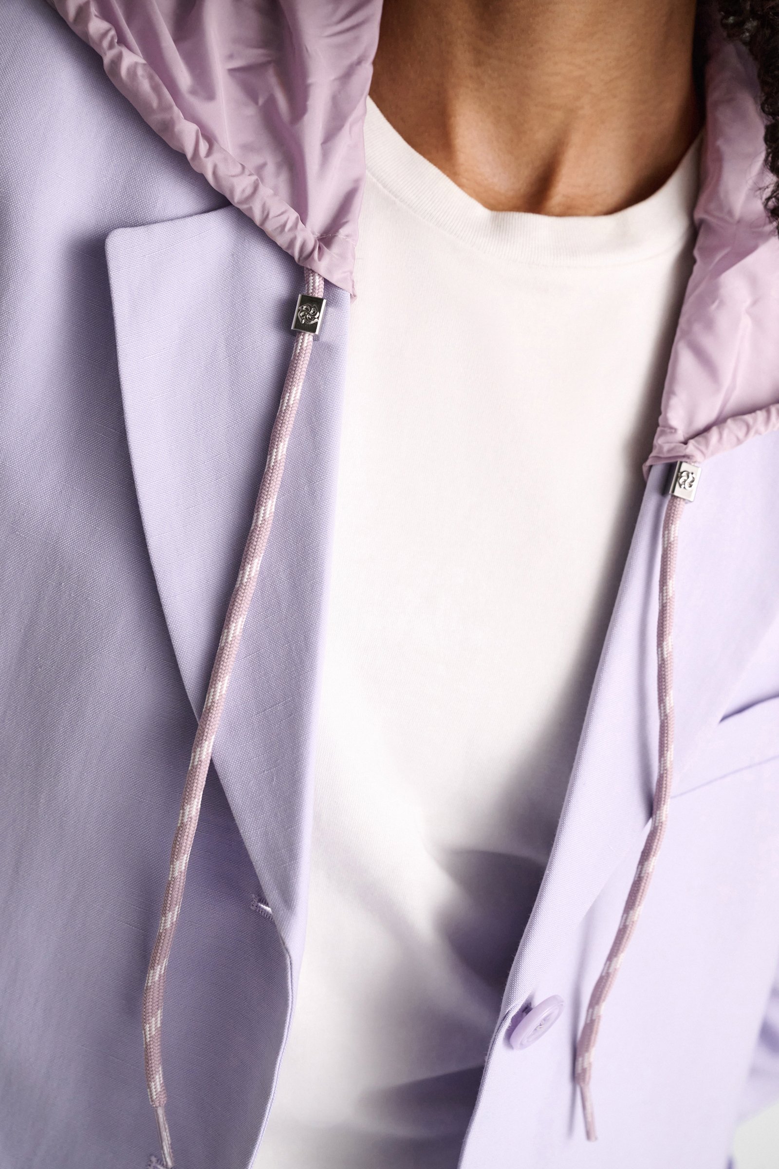 Dorothee Schumacher Hooded shrug crocus