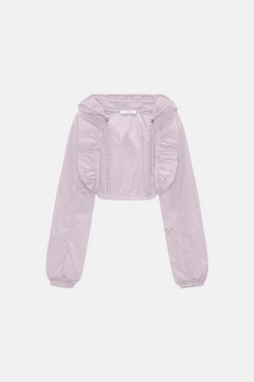 Dorothee Schumacher Hooded shrug crocus