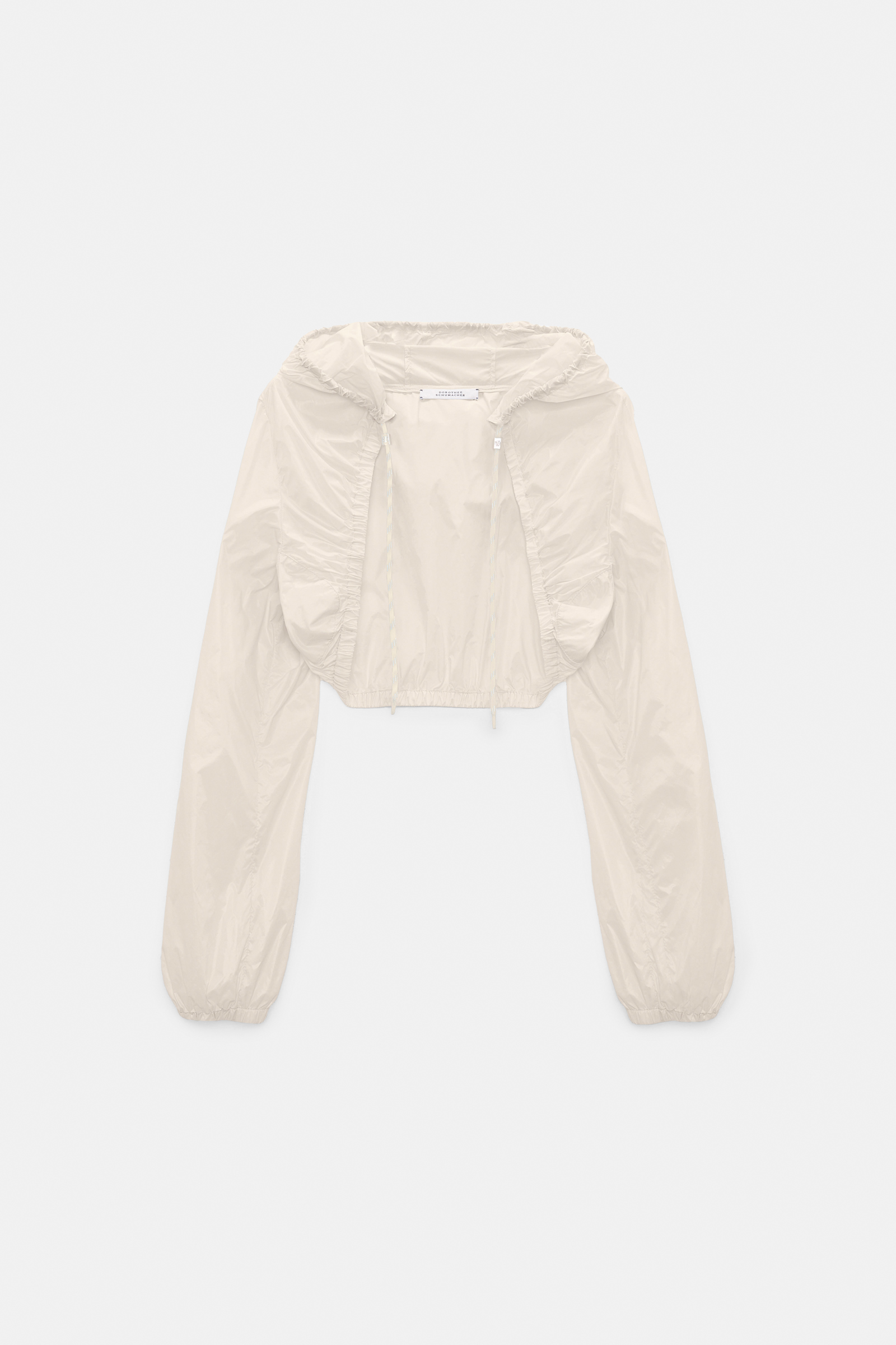 Dorothee Schumacher Hooded shrug light sand