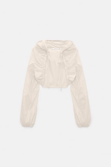 Dorothee Schumacher Hooded shrug light sand