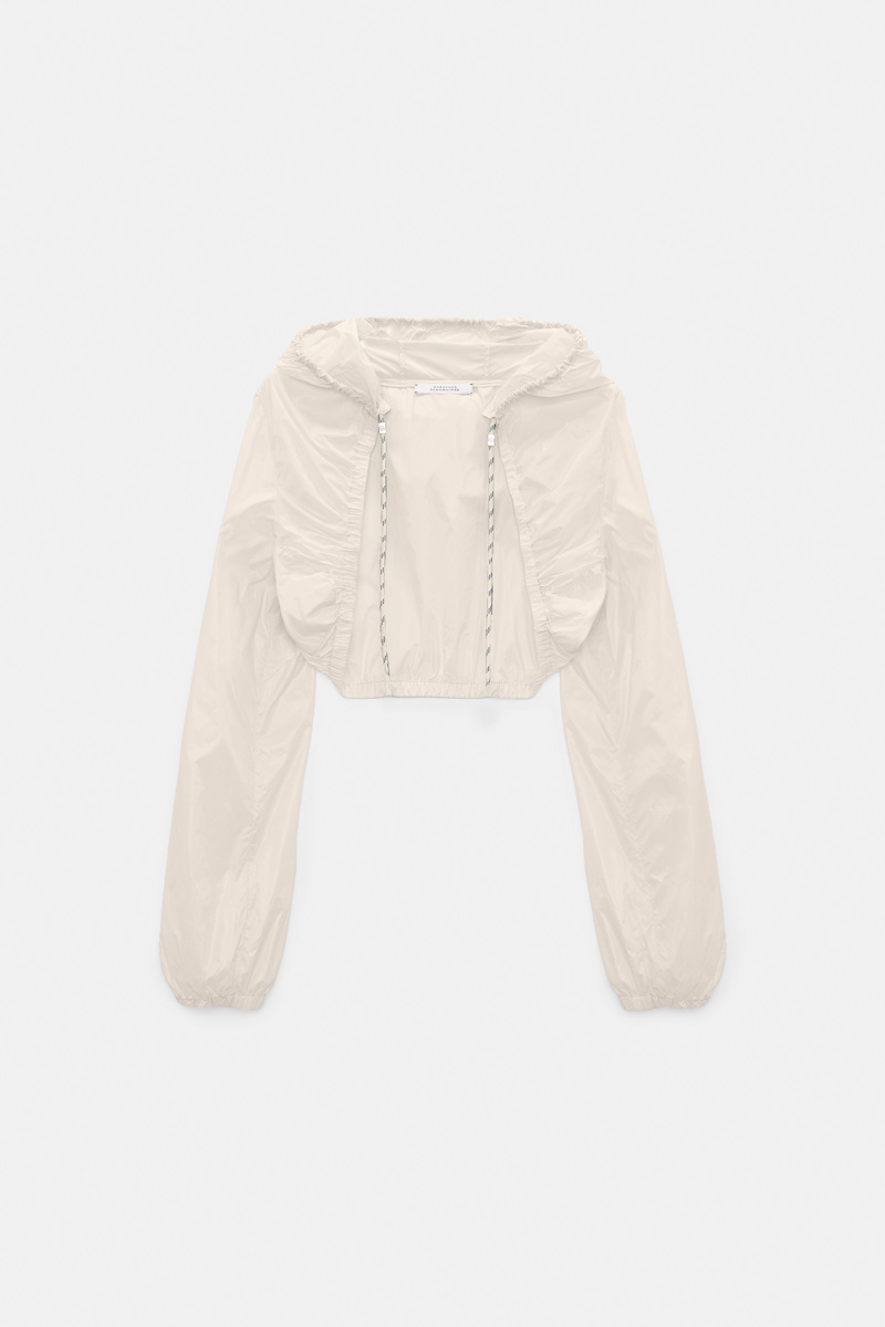 Dorothee Schumacher Women's Beige Hooded Shrug Medium