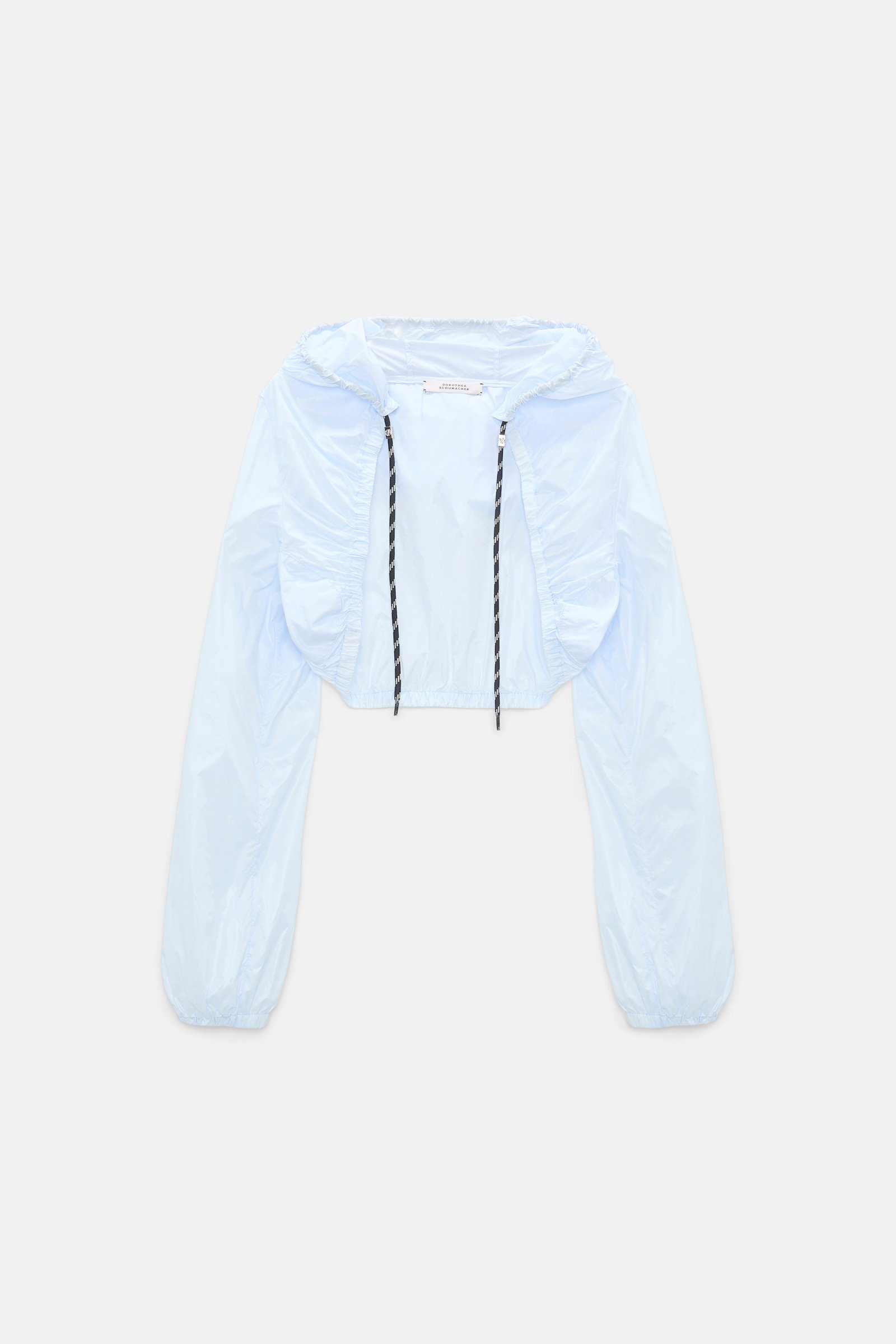 Dorothee Schumacher Hooded shrug icy sky