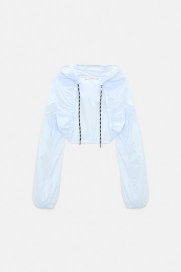 Dorothee Schumacher Hooded shrug icy sky