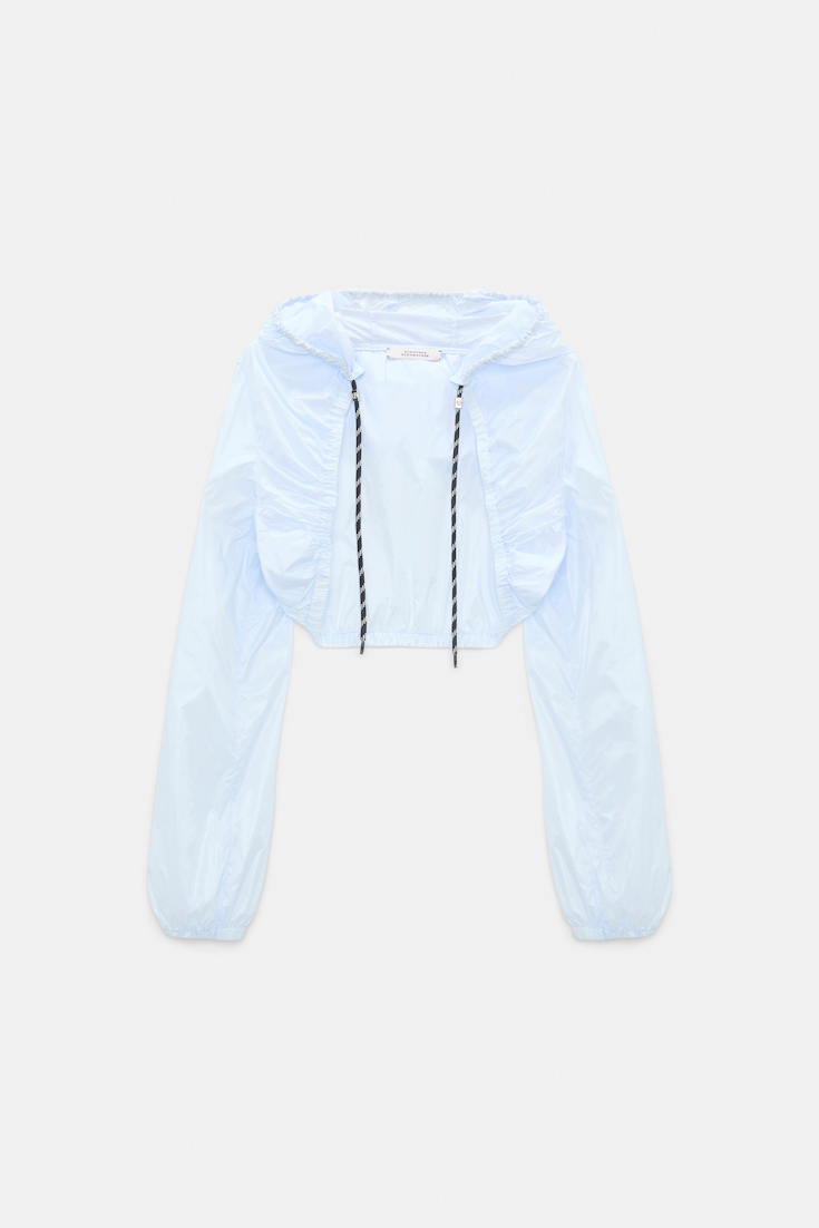 Dorothee Schumacher Hooded shrug icy sky