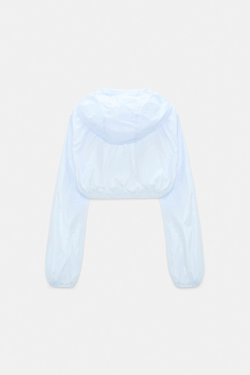 Dorothee Schumacher Hooded shrug icy sky