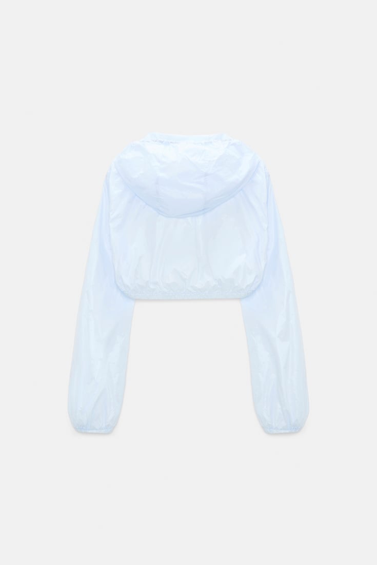 Dorothee Schumacher Hooded shrug icy sky