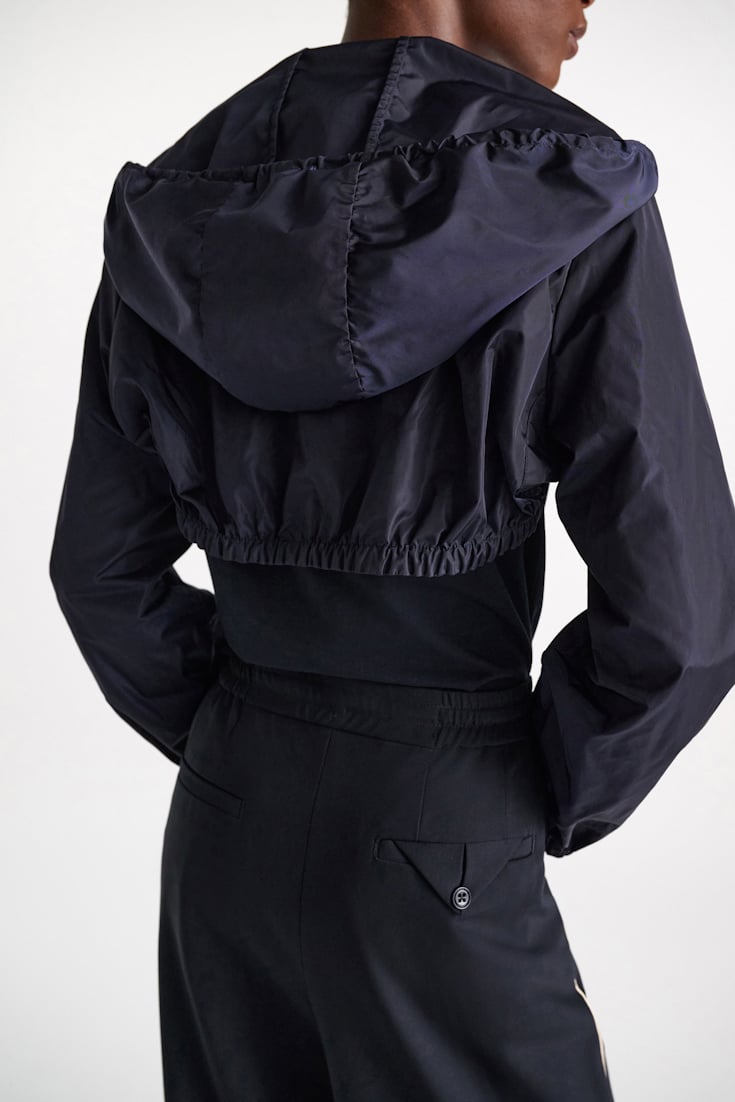 Dorothee Schumacher Hooded shrug dark navy