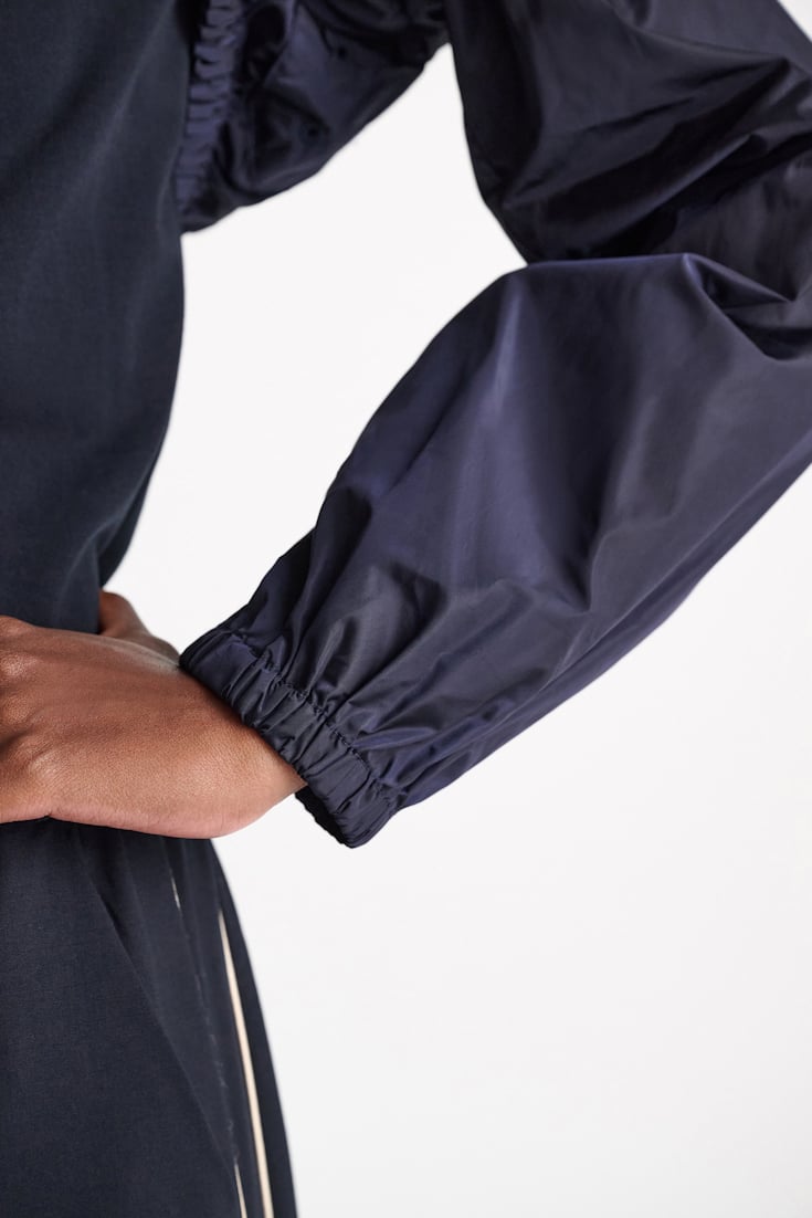 Dorothee Schumacher Hooded shrug dark navy