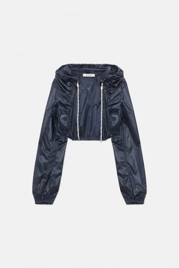 Dorothee Schumacher Hooded shrug dark navy