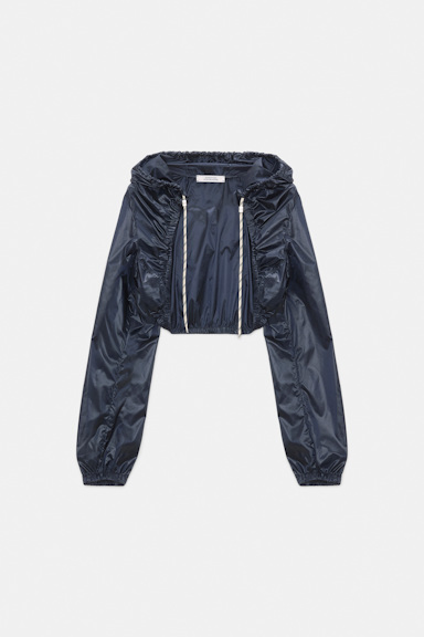Dorothee Schumacher Hooded shrug dark navy