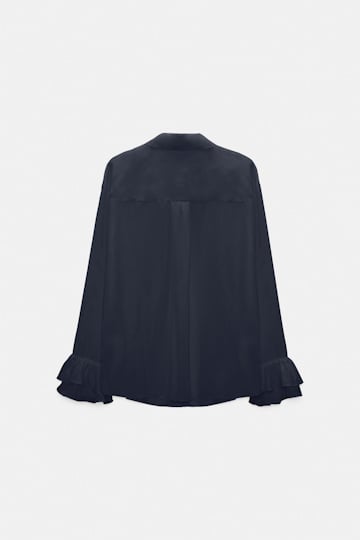 Dorothee Schumacher Hemdbluse aus Seiden-Habotai dark navy