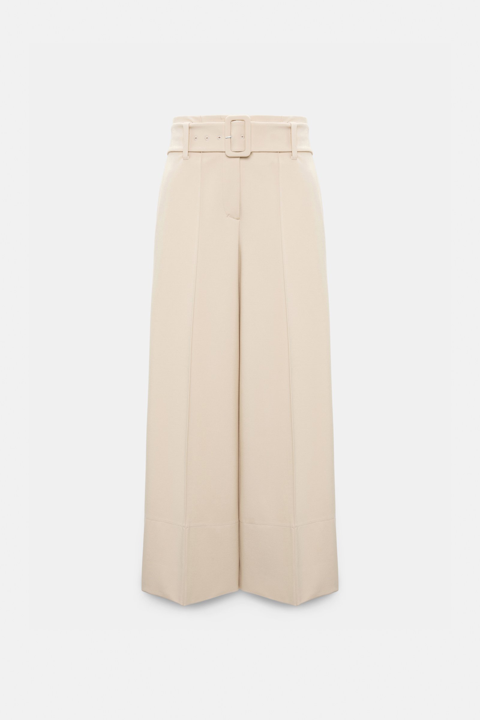 Dorothee Schumacher High-waisted culottes in Punto Milano soft sand