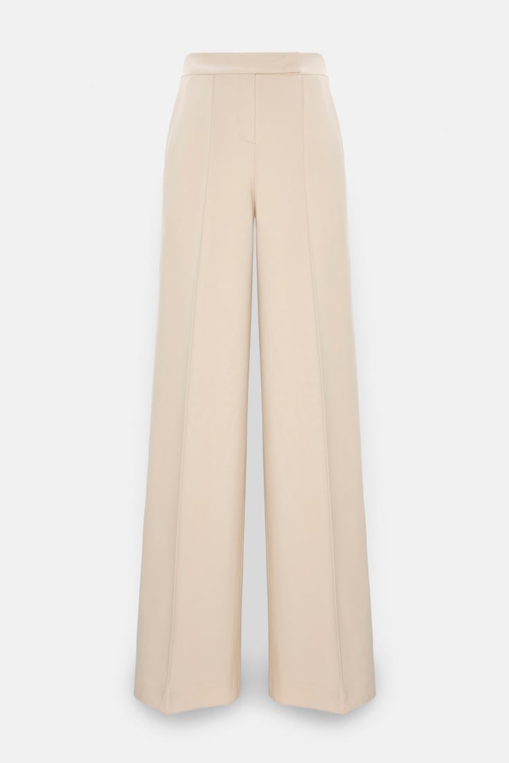 Dorothee Schumacher Wide leg pants in Punto Milano soft sand
