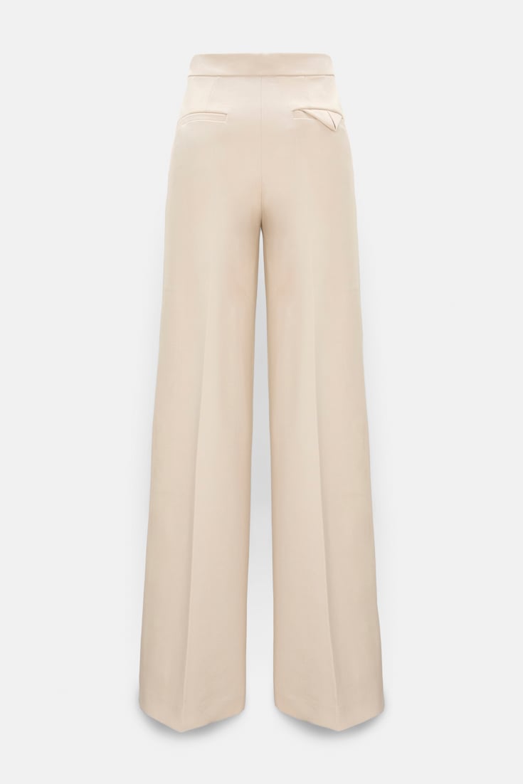 Dorothee Schumacher Wide leg pants in Punto Milano soft sand