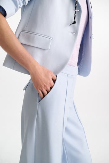 Dorothee Schumacher Hose mit weitem Bein aus Punto Milano ice sky